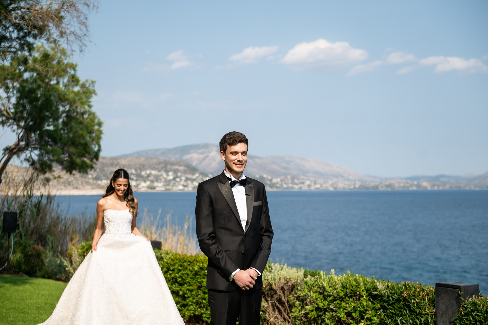 Wedding in Athenian reviera island art & taste_brides & grooms ceremony vows